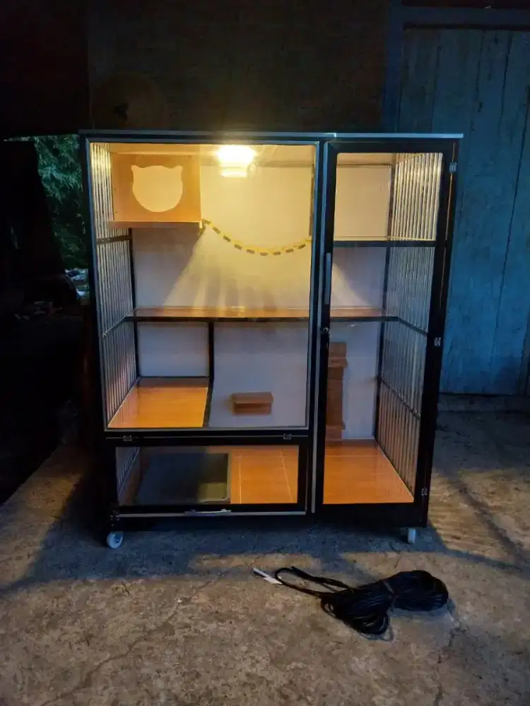 Cod kandang kucing aluminium baru
