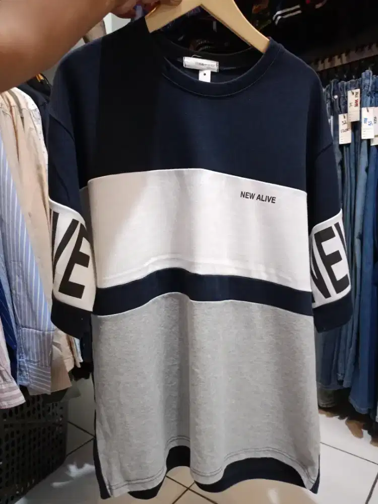 Kaos Pria NEW ALIVE ORI