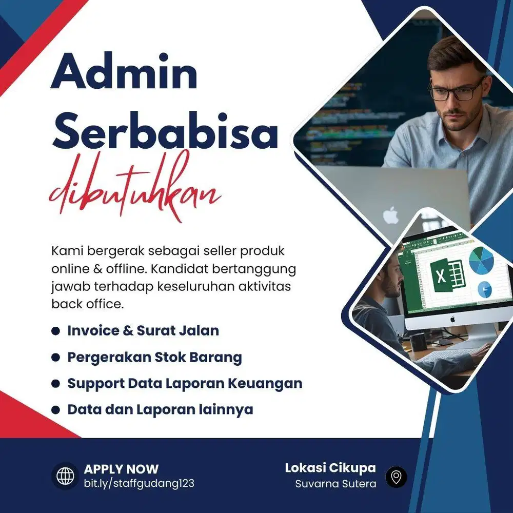 Lowongan Admin Serbabisa Khusus Cikupa
