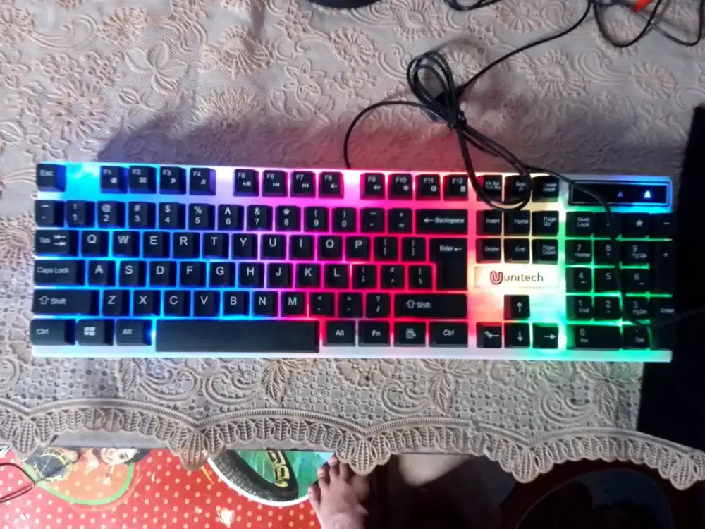 Keyboard unitech + mouse for gaming