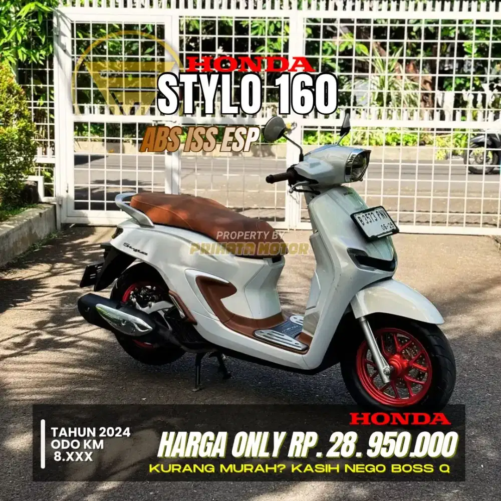 DP 4,1 Jutaan HONDA STYLO 160 ABS ISS ESP 2024