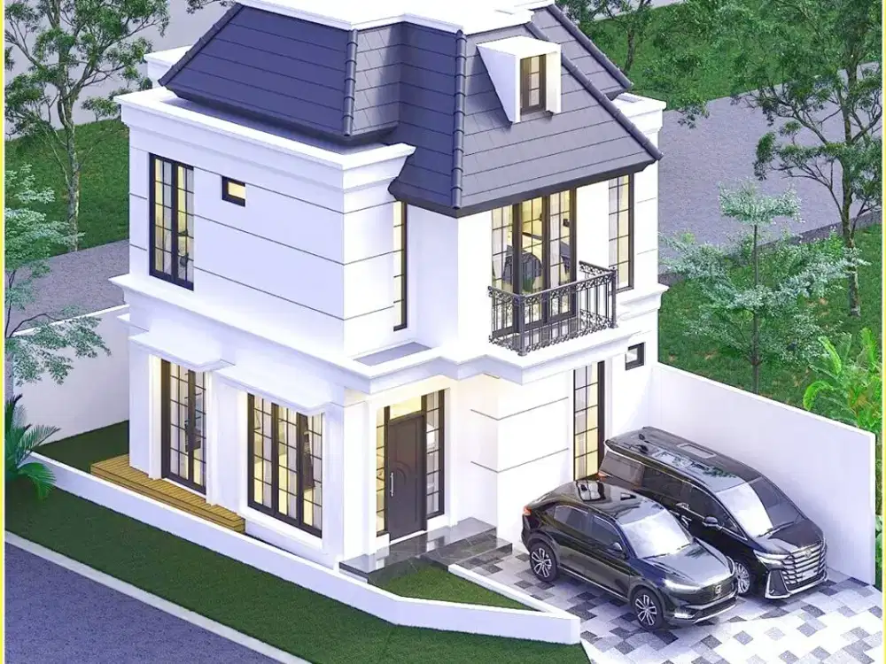 Jual Rumah mewah area Bandara Adisucipto akses jalan papasan 2 mobil SHM READY