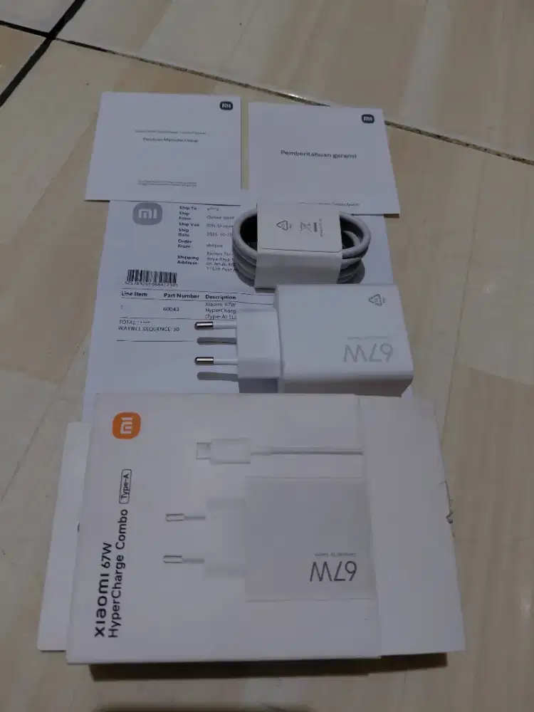 jual rugi charger xiaomi 67watt ori