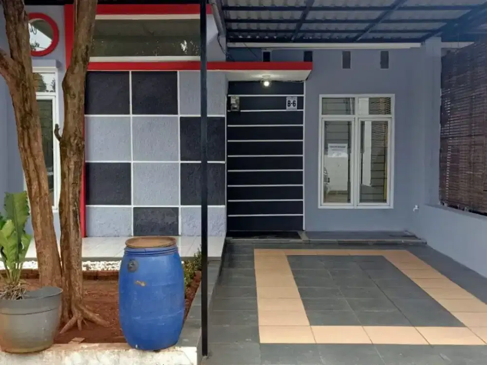 Dijual rumah hoek 1 Lti, dalam cluster, jln. Mujair, Bambu Apus, Pamulang.