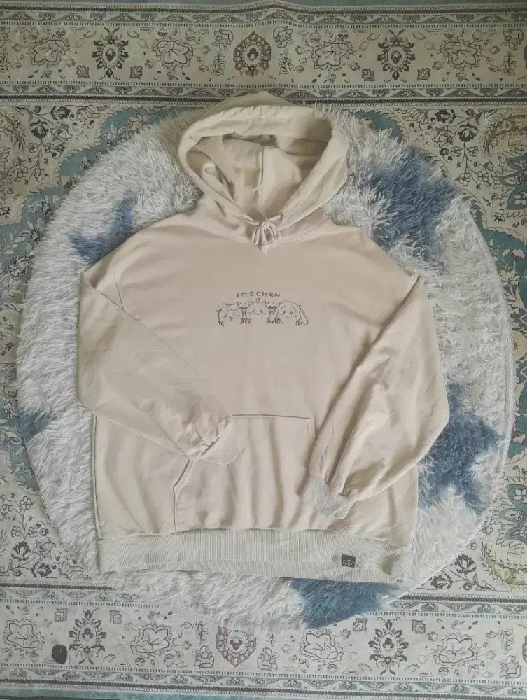 Hoodie Chiikawa Nagano IMECHEN Cream Unisex