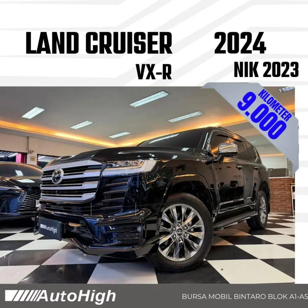 DP10% [Km9.000] Land Cruiser VXR 2023 Black / GR Reg 2024 #AUTOHIGH
