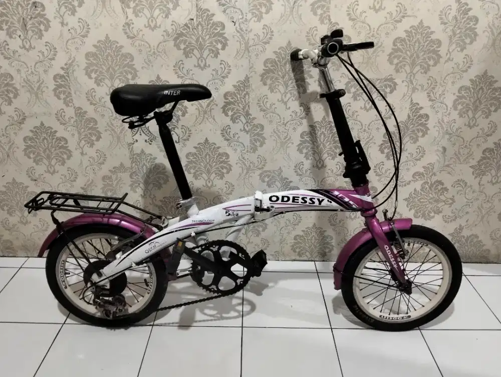 Sepeda lipat ukuran 16 untuk umur 5-15 tahun