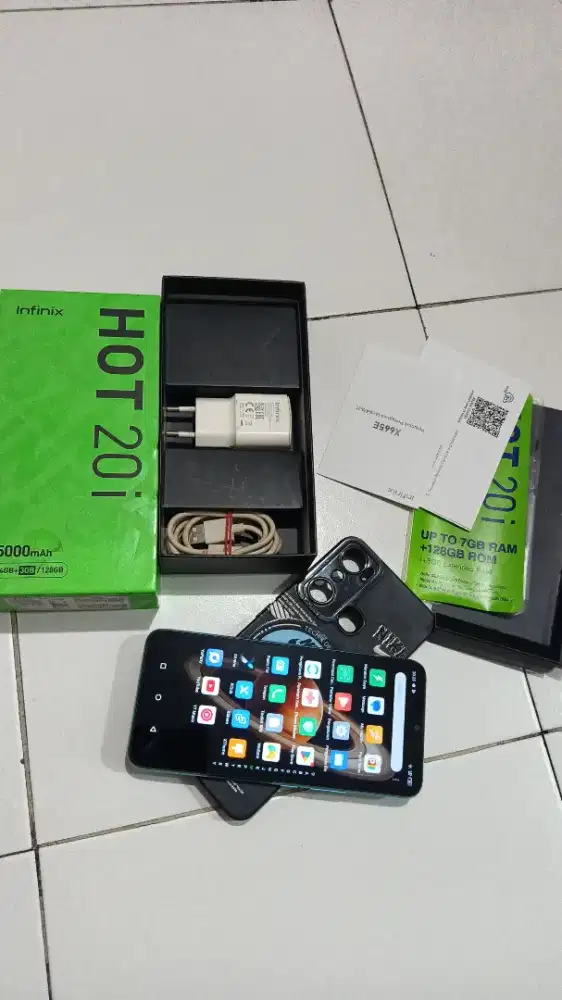 Infinix hot 20i 4+3/128 gb fullset