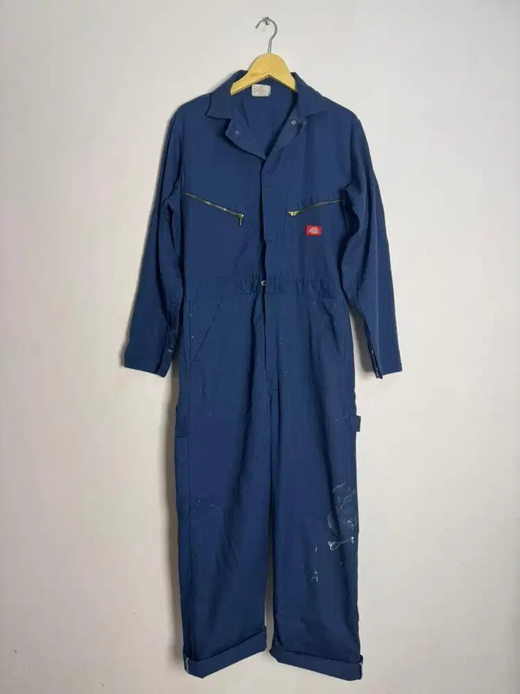 Dickies Coverall Jumpsuit Navy Blue W38/LP 86-96