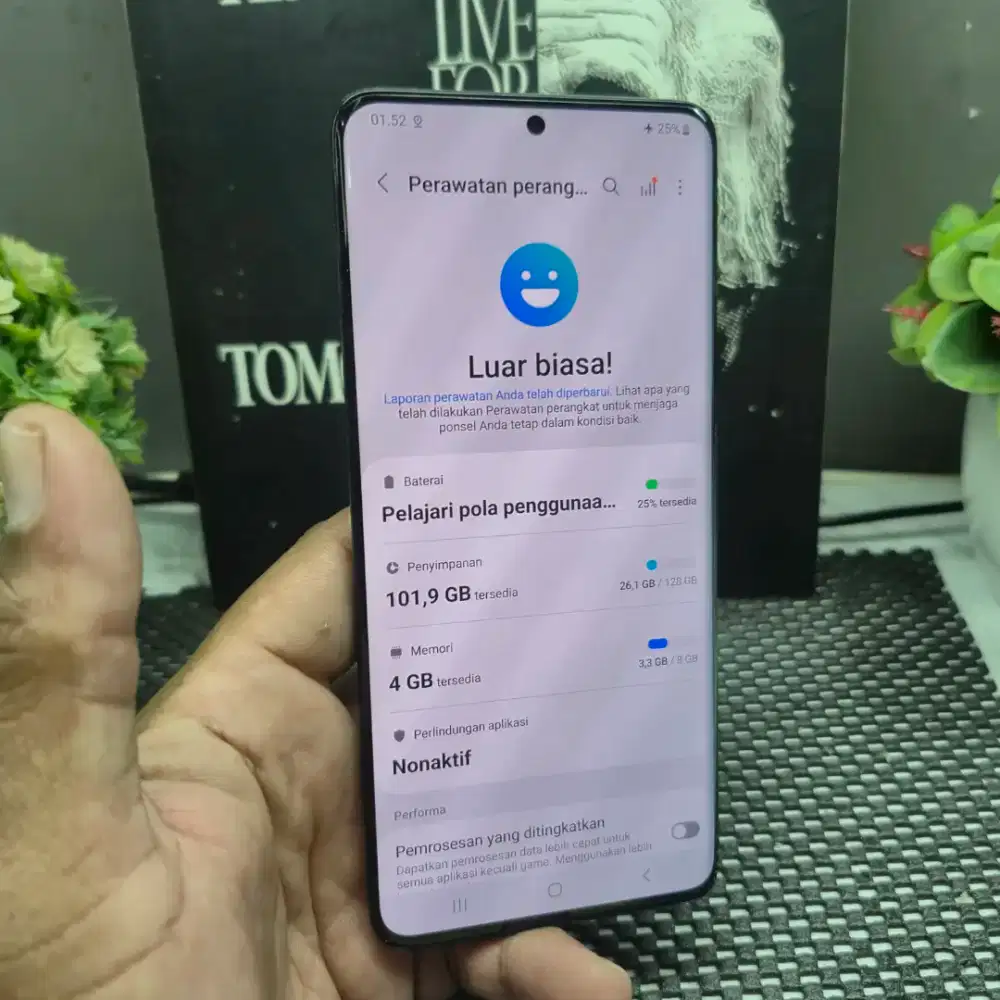 SAMSUNG GALAXY S20+ 8/128 SEIN SECOND RESMI ORIGINAL