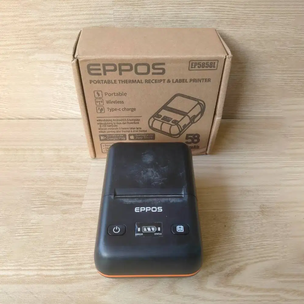 Printer Kasir Thermal EPPOS EP5858L Bluetooth Label Resi Portable
