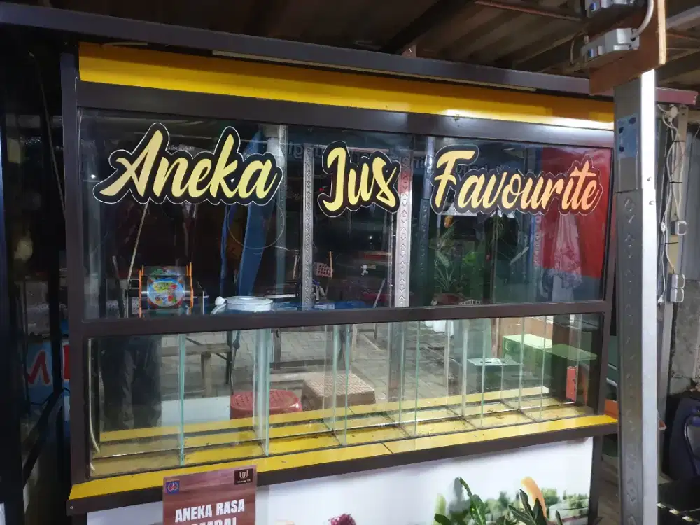 grobak jus, bahan alumunium