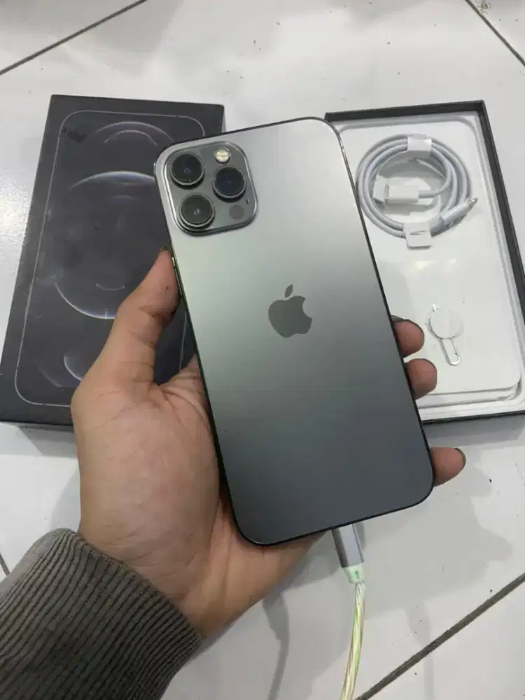 MURAHH AJA IPHONE 12 PRO MAX 128GB MULUSS NORMAL SEMUA SIAP PAKAI