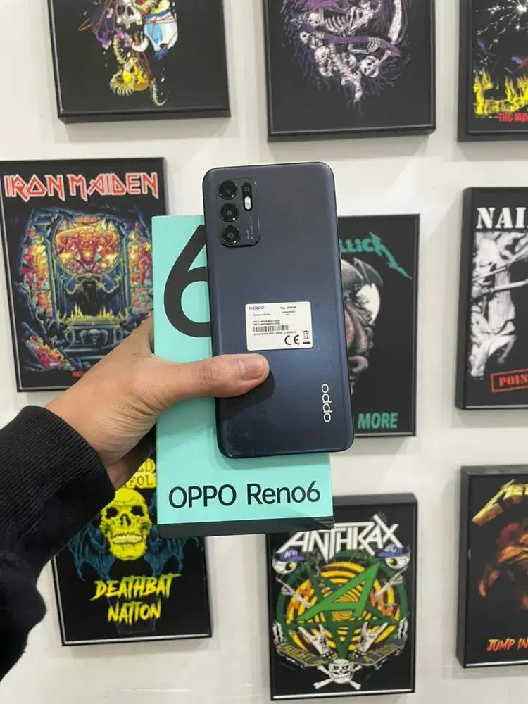 Oppo Reno 6 8/128 Fullset Shadow Tipis