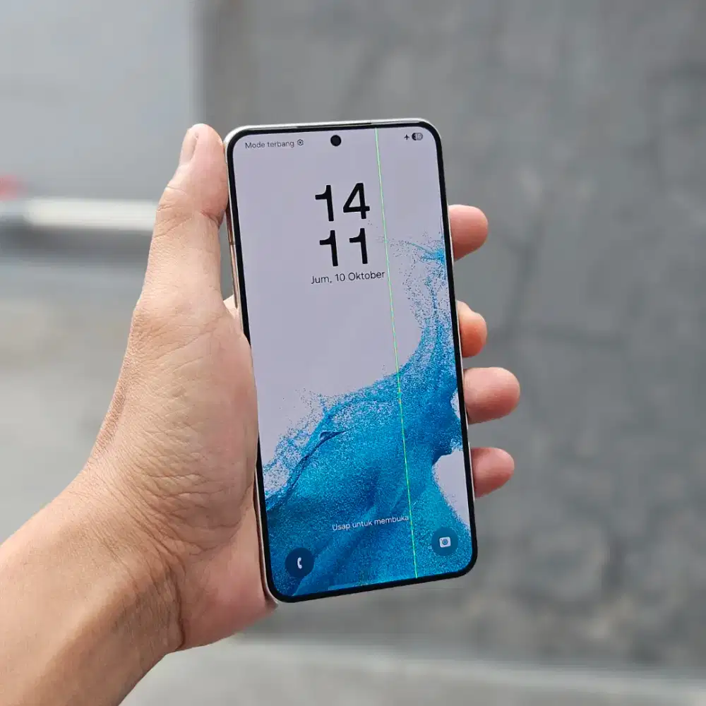 SAMSUNG GALAXY S22 SEIN 5G 256 GB MULUS MINUS GARIS 1 FUNGSI NORMAL