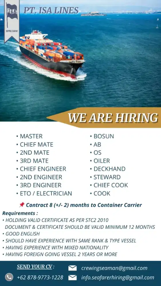 URGENT HIRING !!