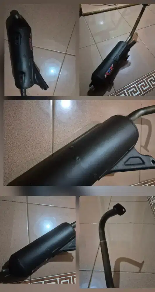 Knalpot RXP Matic  (Header 28-32)leheran kolong - buat Beat/Scoopy esp