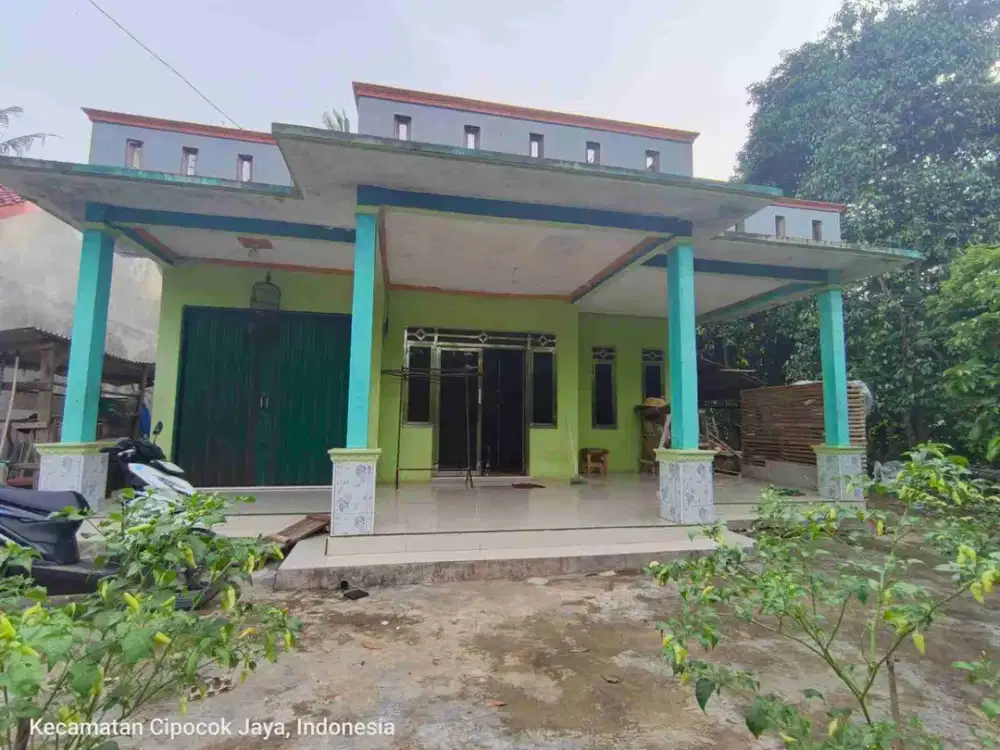 jual rumah kampung deket polda banten akses mobil