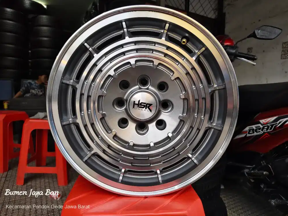 Velg HSR RTR R14 8x100 114,3 avanza xenia karimun starlet sigra airev