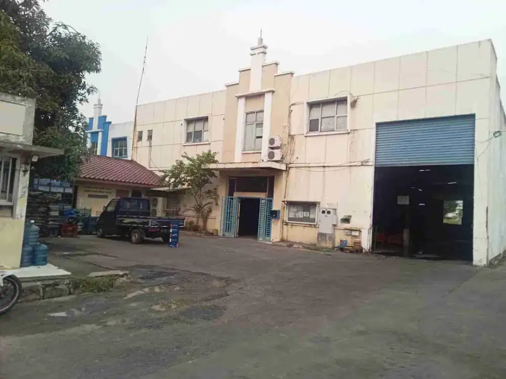 jual gudang lt 7616 meter Jababeka cikarang