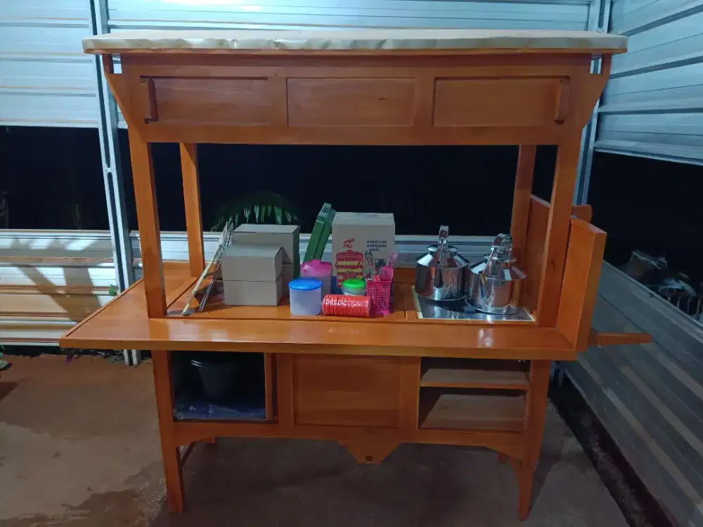 Gerobak Angkringan jg Melayani Pesanan Grobak Bakso Mie Bubur Sate dlL