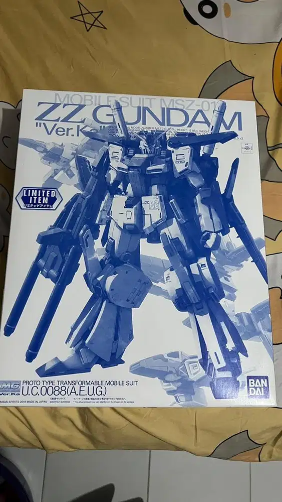 BANDAI MG ZZ Gundam