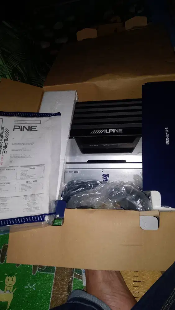 Power audio Alpine MRA d550