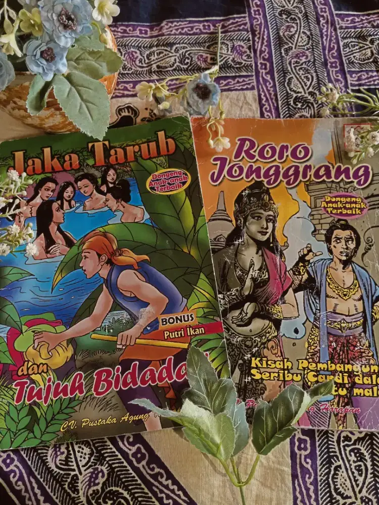 Set Buku Dongeng Anak-anak — Jaka Tarub & Roro Jonggrang