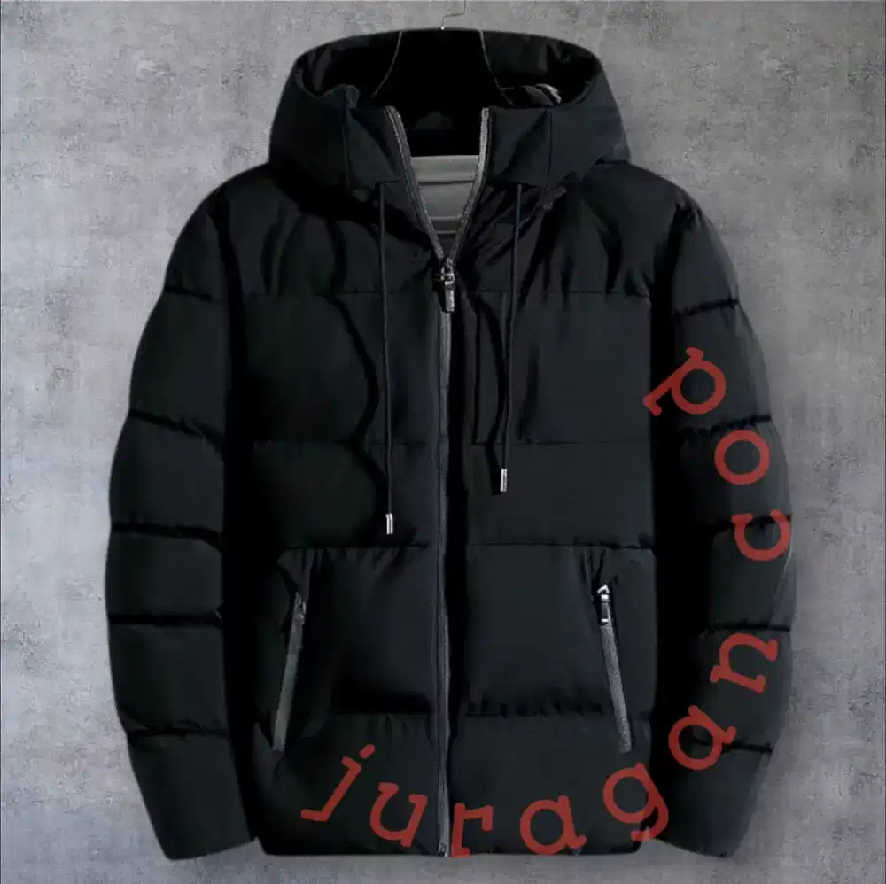 Jaket Puffer Hodie Gelembung Outdoor kualitas premium ukuran xxl