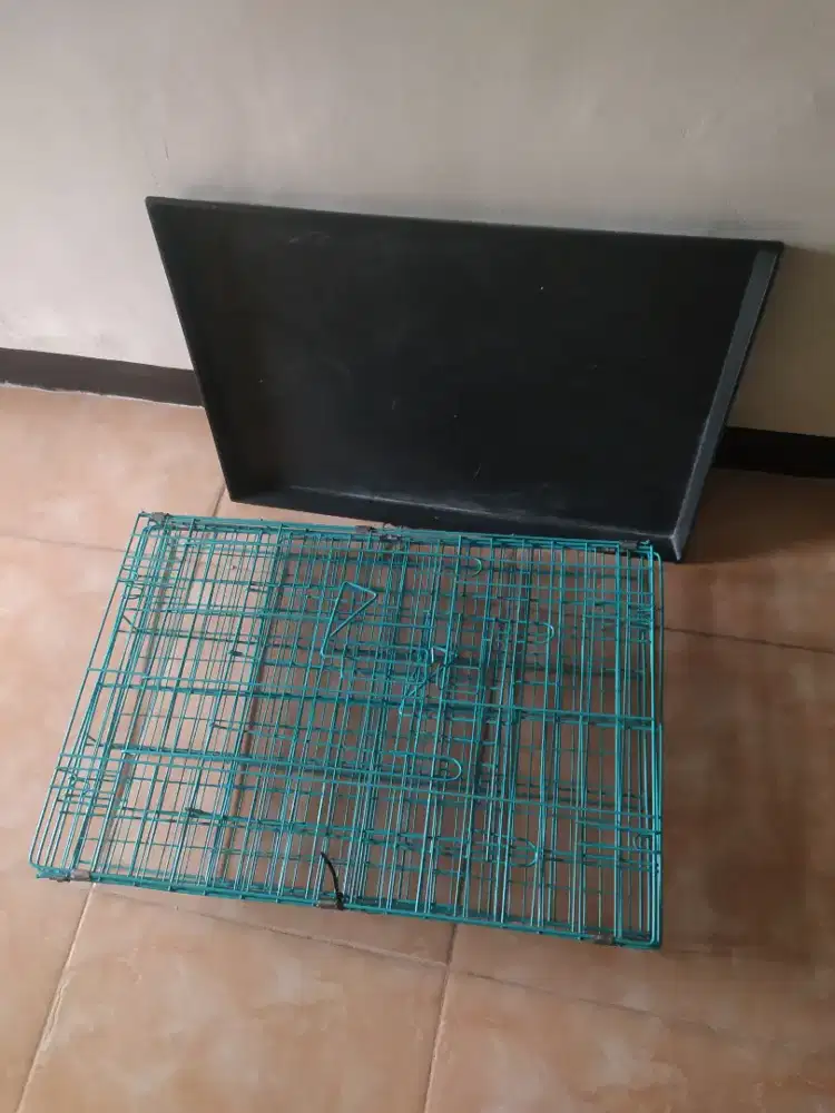 Kandang kucing besi lipat