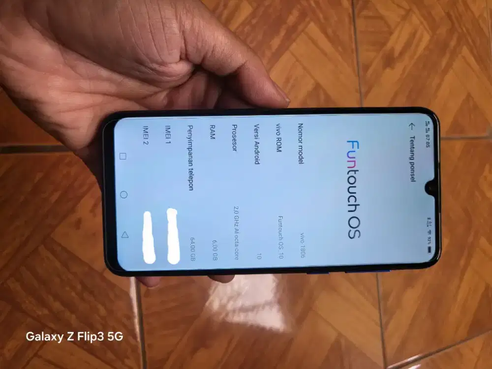 Vivo V11 6/64 Masih Orian Normal Eks Garansi Resmi