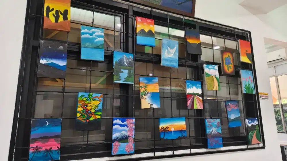 Lukisan Mini 20×30 cm – Dekorasi Dinding Tema Alam