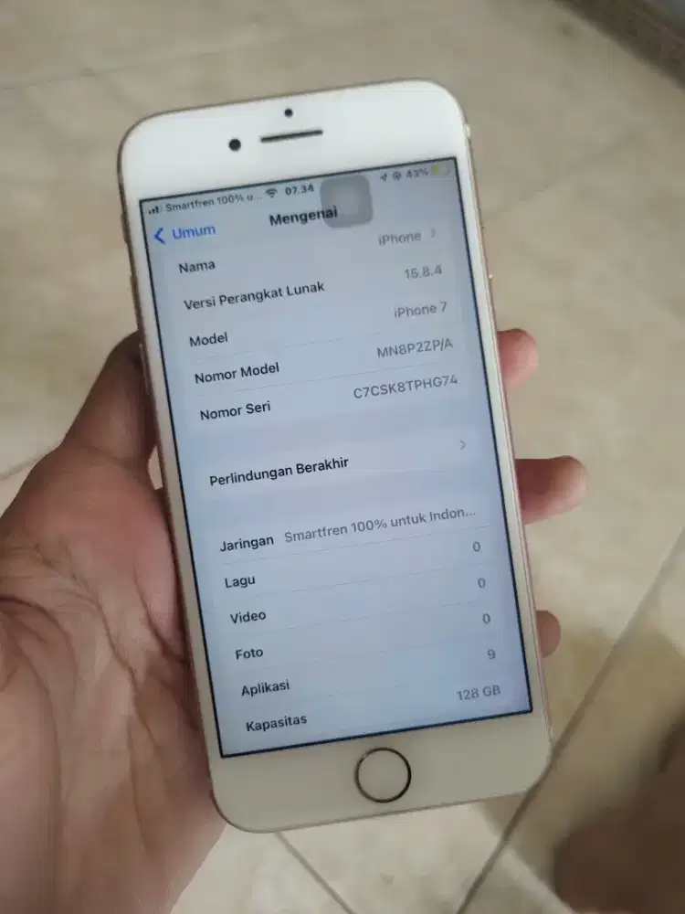 iPhone 7 128gb bypass cell bisa kartu