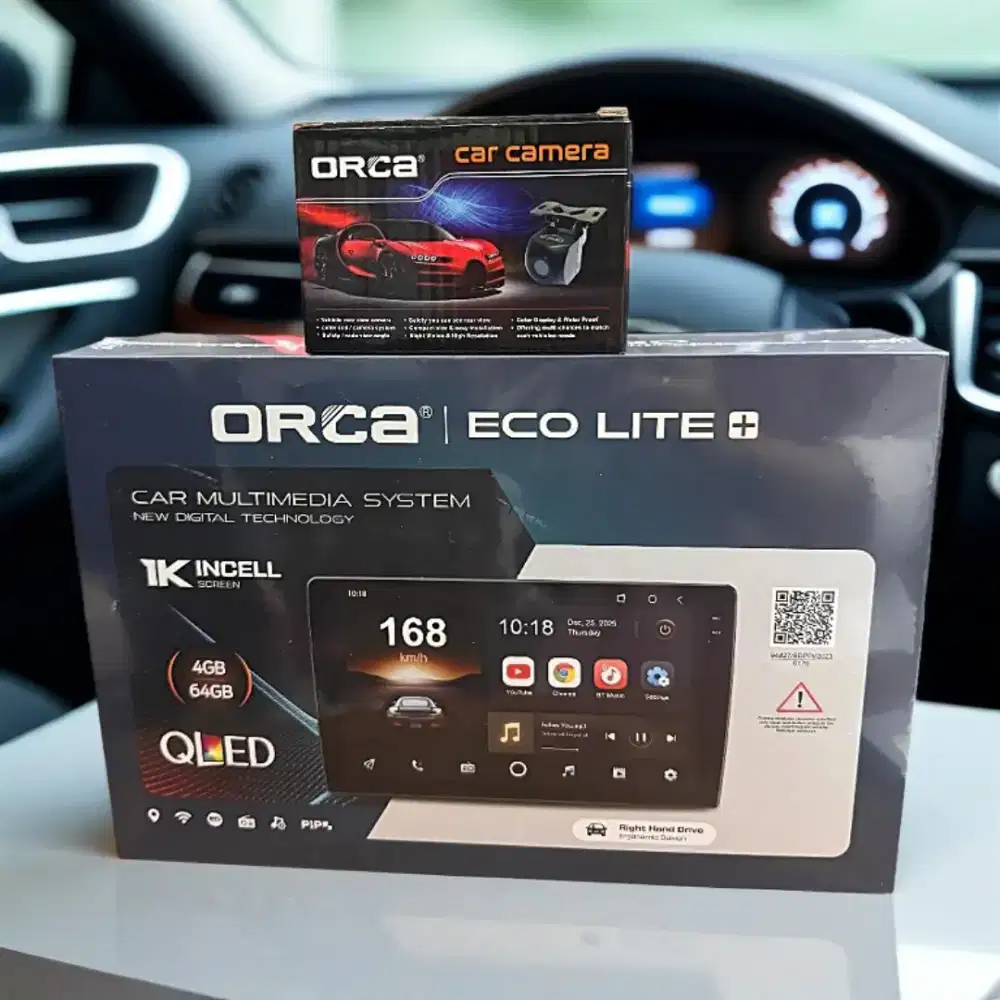 Promo headunit orca 9 RAM 4/642GB free camera mundur & pemasangan