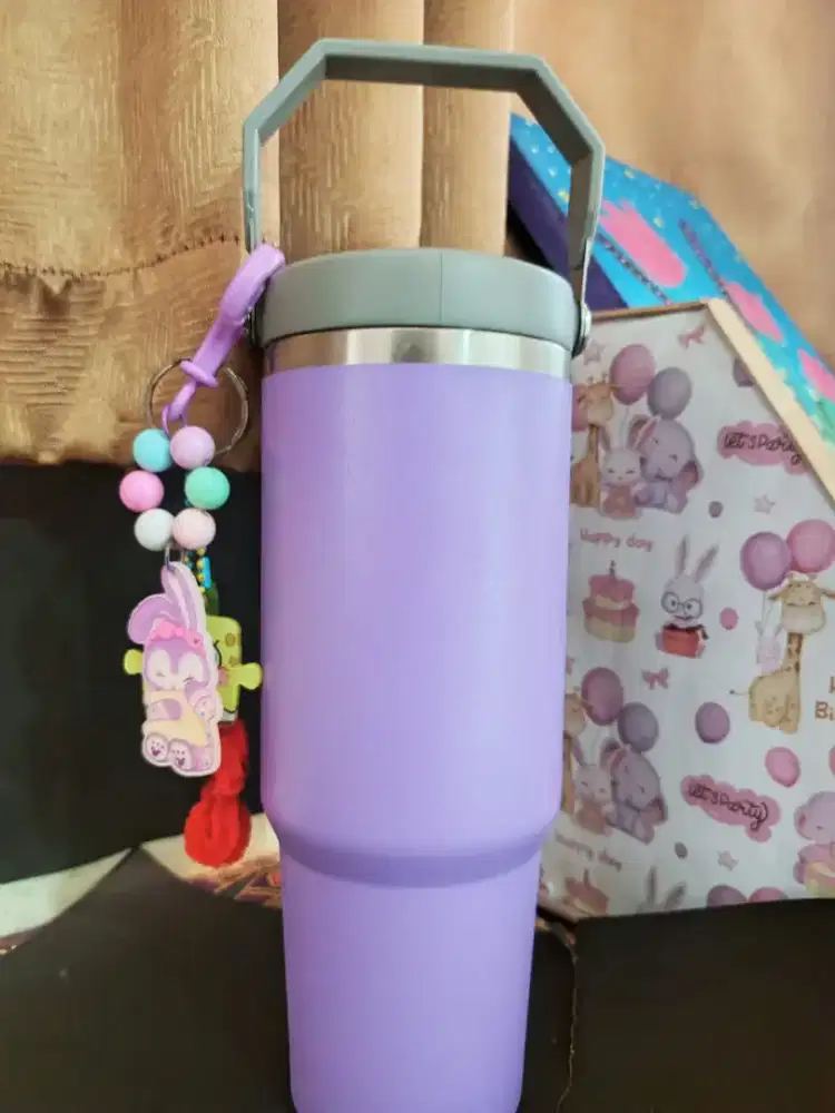 Tumbler Ungu Elegan — Bahan Tebal, Awet Banget! — HSC2025