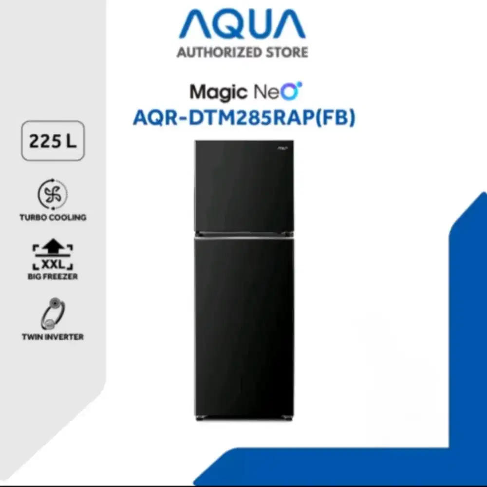 KULKAS 2 PINTU AQUA AQR-DTM285RA