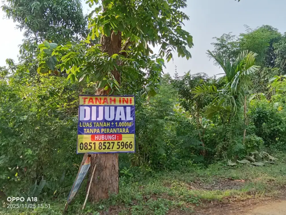 Dijual tanah murah jika minat silakan hubungi nomor tertera