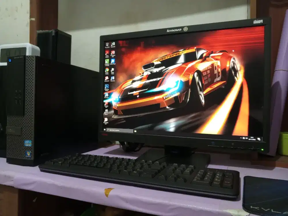 Pc gaming roblox (intel + ram 8gb + monitor 22inch) dell slim