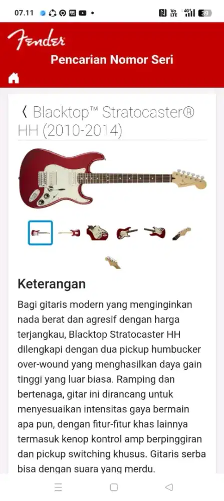 FENDER BLACK TOP MADEIN MEXICO 1995 muraaahhhh