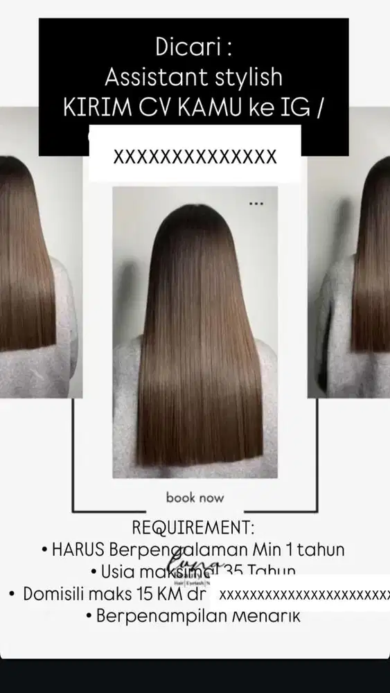 Assisten Stylish di Salon Gading Serpong tangerang
