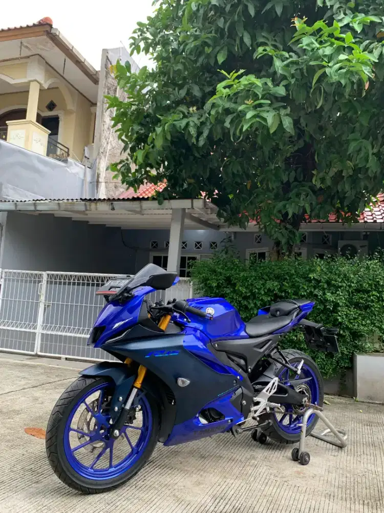 YAMAHA R15 V4 2022 NIK 2021 KM 500 PERAK LIKE NEW