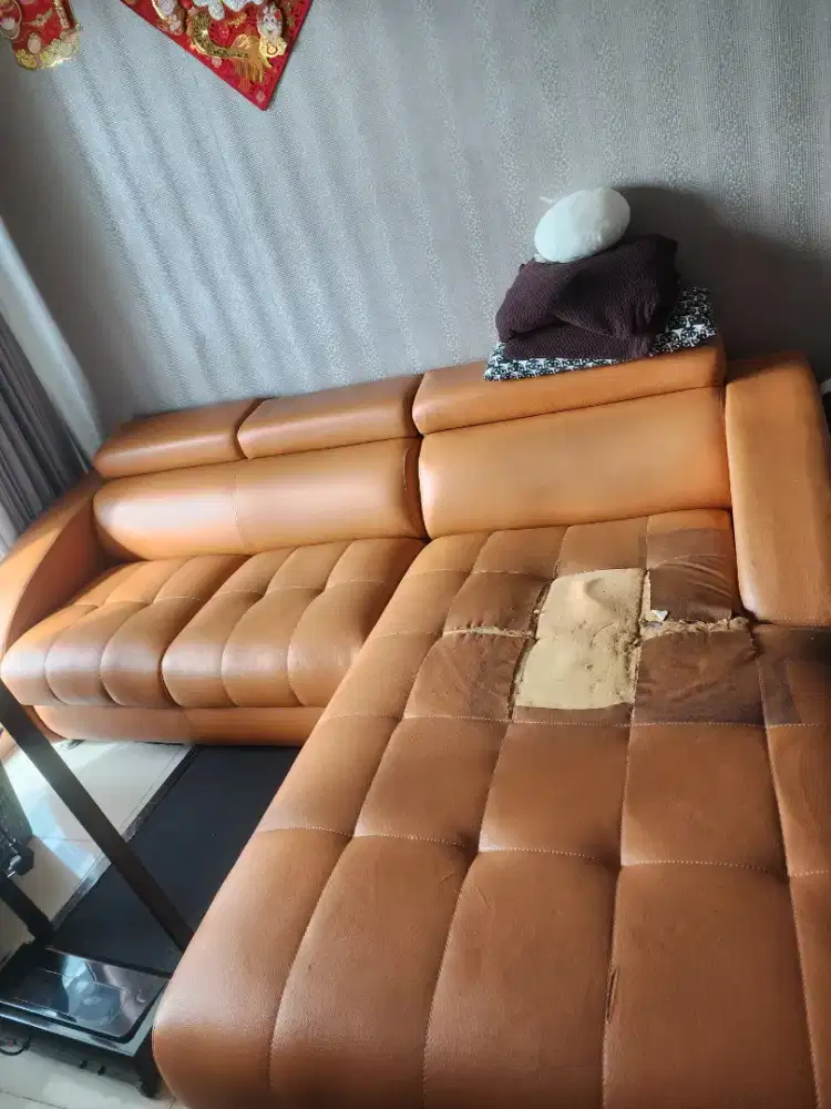 Sofa 3 seater bentuk L