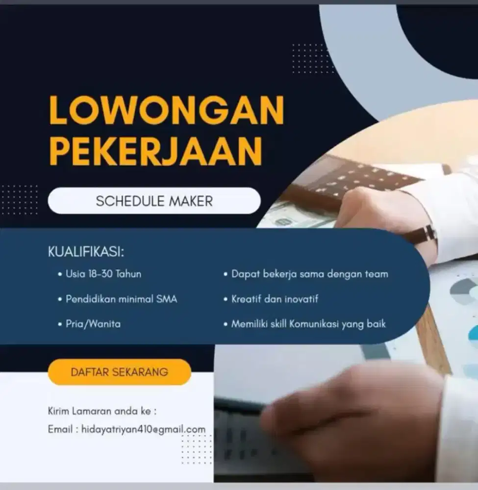 Di buka lowongan pekerjaan