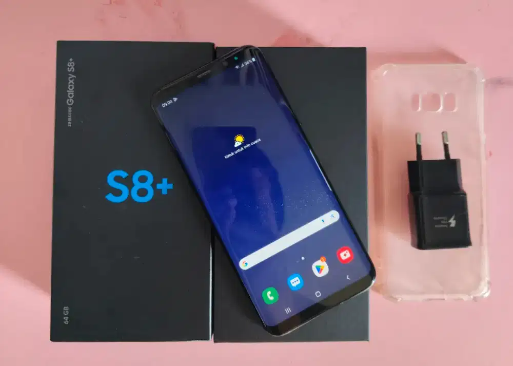 JUAL HP SECOND SAMSUNG S8+ 4/64 BLACK