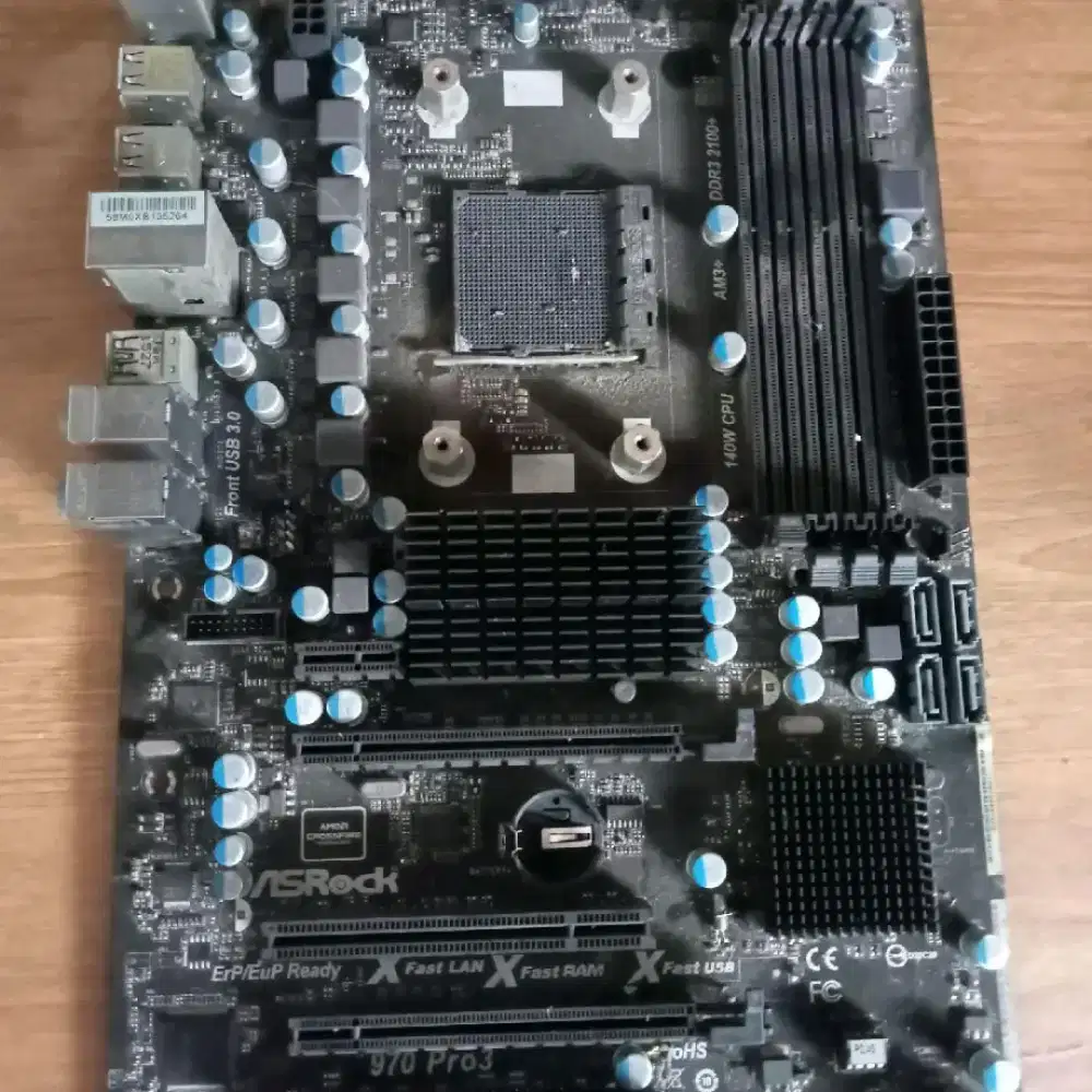 Mobo ASRock 970 Pro3 am3+ Kondisi Matot, untuk kanibalan,COD Cijantung