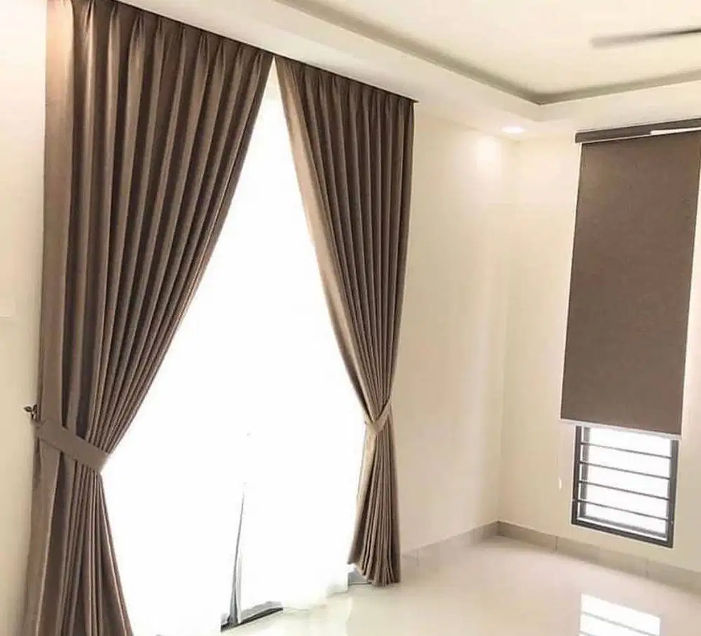 Pusat Tirai Gorden Jendela Gordyn Mewah Hordeng Model Terbaru Murah