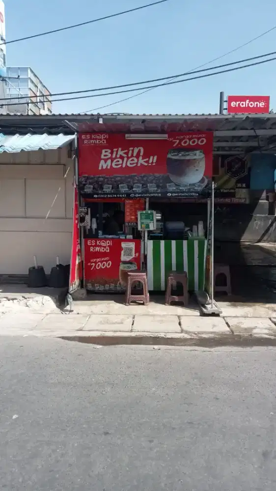 dibutuhkan wanita untuk jaga lapak es kopi rimba