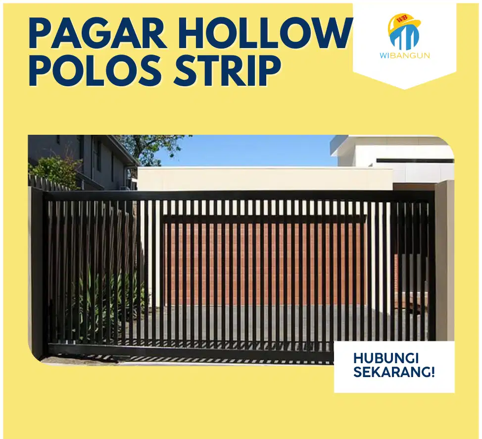 PAGAR HOLLOW POLOS MINIMALIS