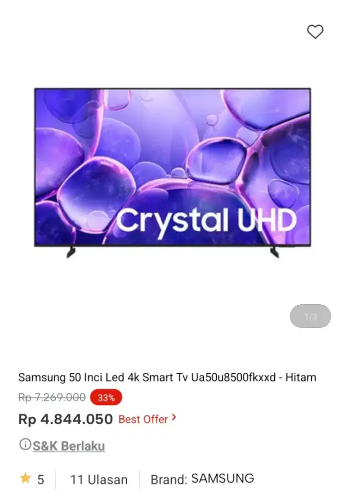 PROMO KREDIT SAMSUNG 50 INC LED 4K SMART TV