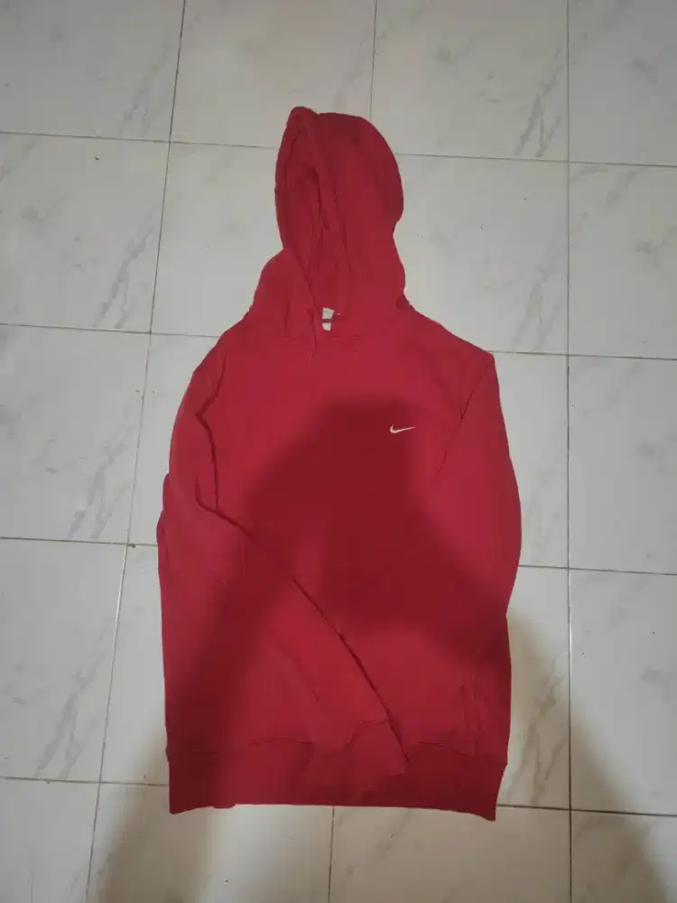 Hoodie centang red size s fit m